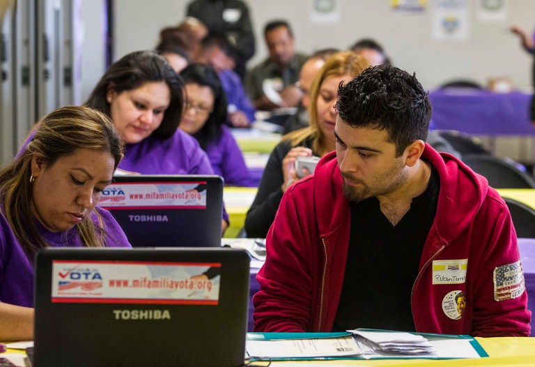 More than 100,000 people made plan selections on healthcare.gov, according to a tweet Thursday morning from Health and Human Services Secretary Sylvia Burwell. (AP Photo/Ringo H.W. Chiu, File)