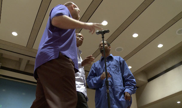 Video: Local entertainers audition to perform at Metro stations