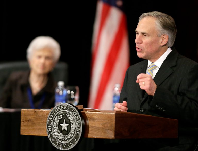 Texas Attorney General Greg Abbott noted that redistricting maps may take effect without federal approval in light of the Supreme Court's decision on the Voting Rights Act. (AP Photo/Tony Gutierrez)