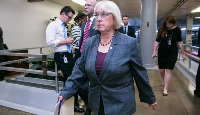Sen. Patty Murray, D-Wash., isn't letting the former Health and Human Services secretary off the hook. (Graeme Jennings/Examiner)
