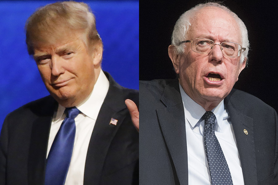 Poll: Trump, Sanders leading into New Hampshire primary