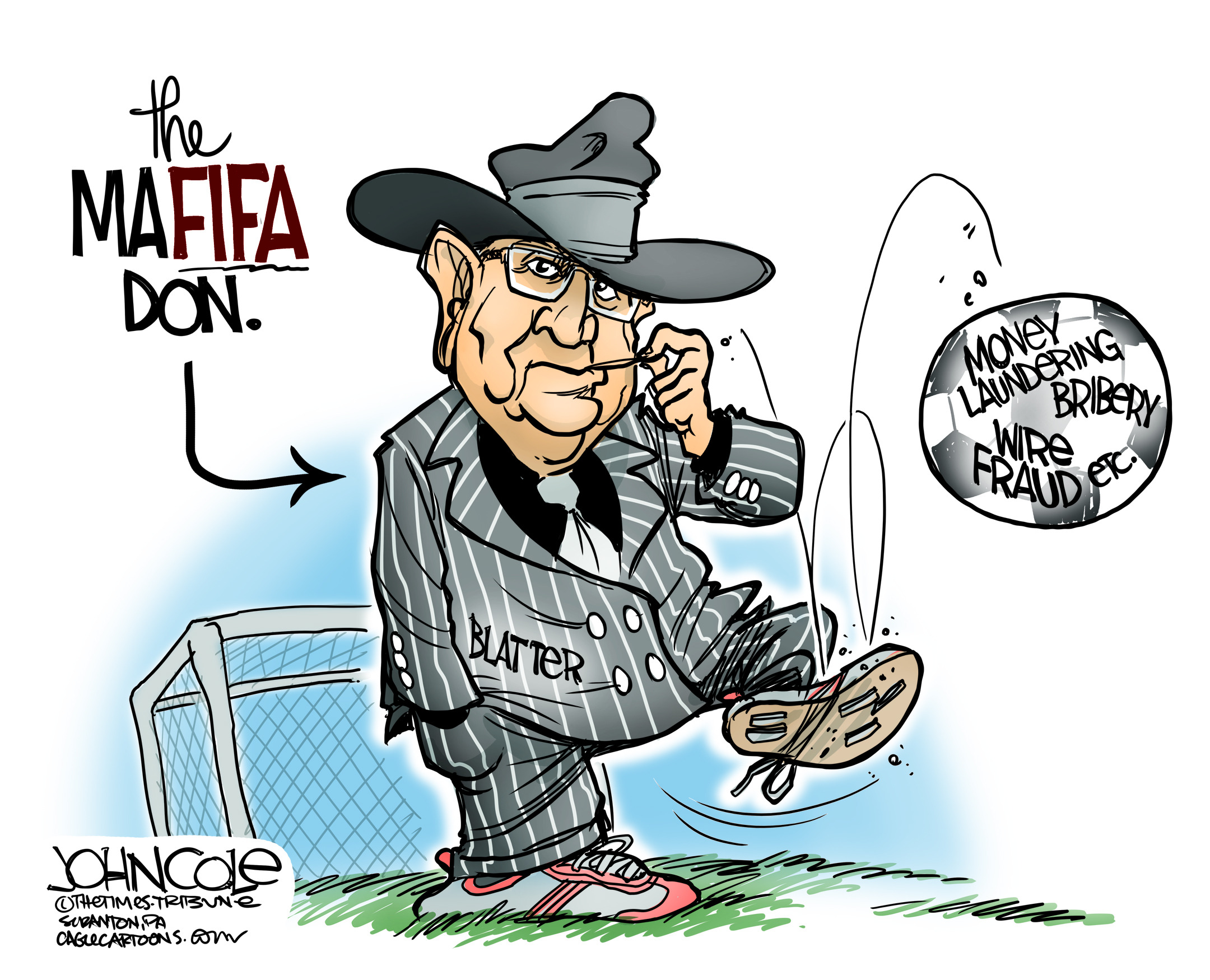 Editorial cartoon: The mafifa don