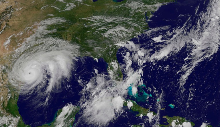 The mayor said that step is necessary to prepare for the worst scenario, which is the death of those who are choosing to remain in the area. (NASA/NOAA via AP)