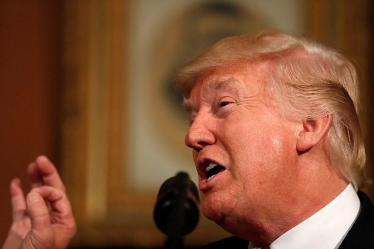 Trump has found the job of being president, the duty of governing, and the task of tackling the country’s challenges to be hard. (AP Photo/Carolyn Kaster)