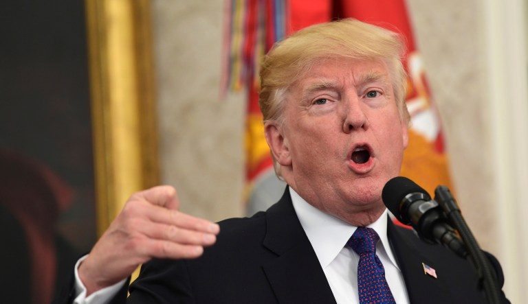 President Trump tweeted Saturday: 