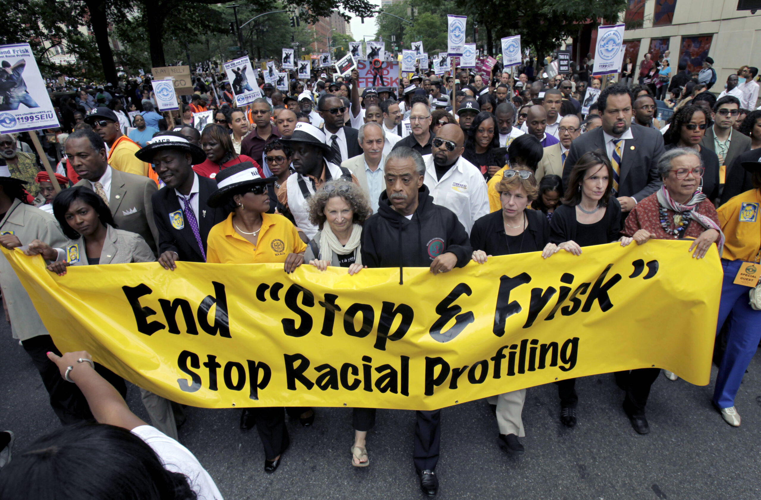 Marchers protest NYPD’s stop-and-frisk tactics