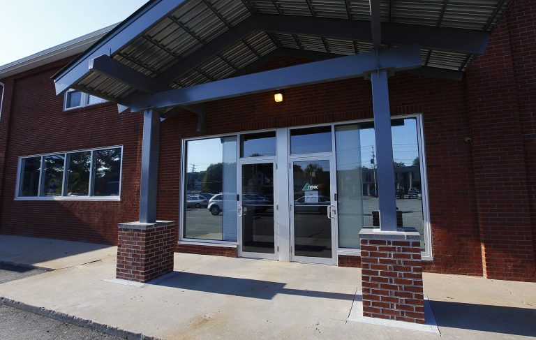 The New England Compounding Center in Framingham, Massachusetts is shown here on October 5, 2012. The pharmacy shipped allegedly tainted drugs all over the country, resulting in the deaths of more than 100 people. (Getty)