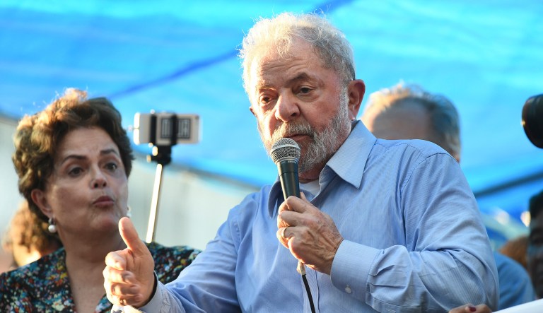 Former Brazilian President Lula da Silva (pictured right) has lost his appeal to have a corruption conviction overturned, symbolizing a new reality in Brazil. With time, this should make Brazil's political establishment more accountable, its powerful energy and commodity industries more productive, and its people better served. (AP Photo/Wesley Santos)