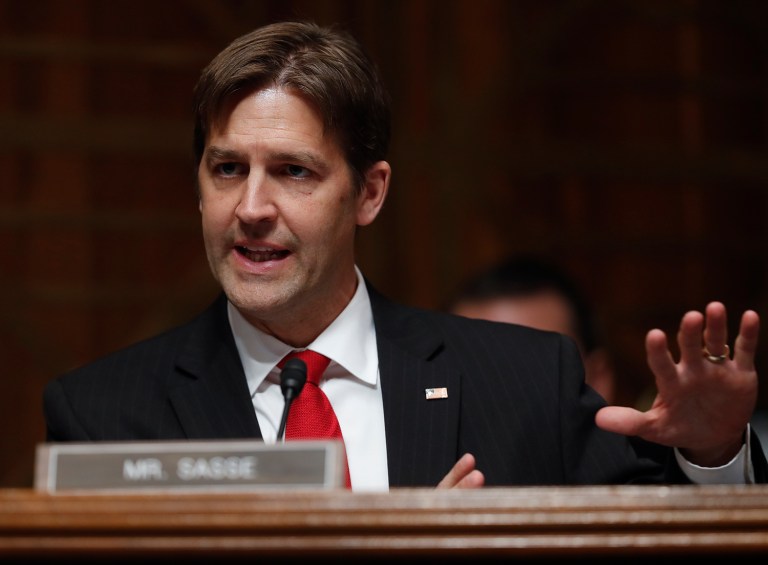 Freshman Sen. Ben Sasse of Nebraska called the timing of the firing 