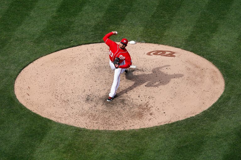 Rob Carr/Getty Images
Nationals pitcher Henry Rodriguez has issued 16 walks in 18 innings pitched this season.