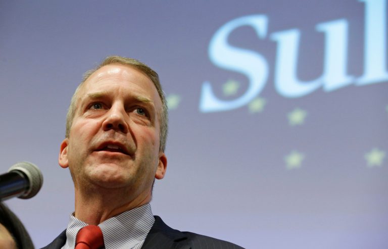Dan Sullivan has defeated Democratic incumbent Mark Begich in the Alaska Senate race, the Associated Press reported late Tuesday evening. (AP Photo)