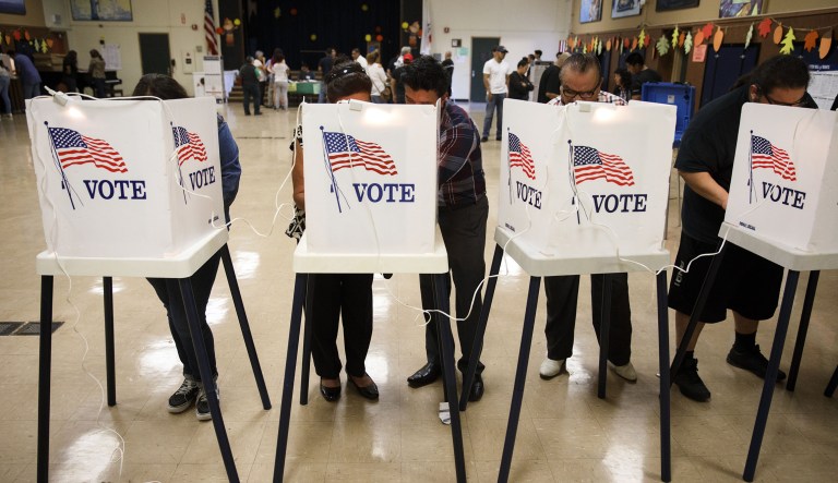 More than 60 state and local election offices last year asked the Department of Homeland Security for help protecting their election systems from cyber intrusions. (Patrick T. Fallon/Bloomberg)