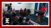 White House cuts briefing short after disruption from reporter