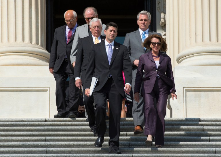Their exit hinges on a deal that temporarily funds the government and the effort to fight the Zika virus. (AP Photo/Molly Riley)