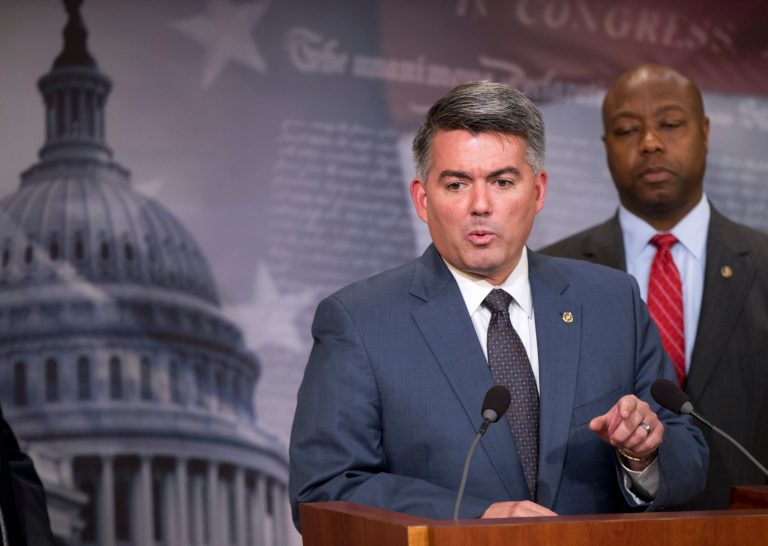 "I do stand with the Colorado delegation," Cory Gardner told the Denver Post. "They should have been afforded the opportunity for a vote." (AP Photo)