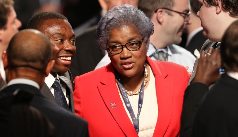 The pair formerly worked at CNN together. (Joe Raedle/Pool via AP)