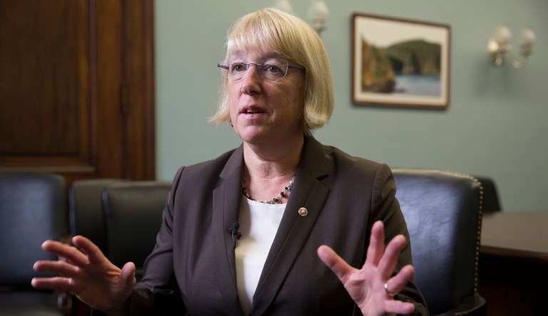 Sen. Patty Murray, D-Wash., said that a repeal of the the Dickey Amendment, which prohibits federal funding from going towards studies that promote or advocate gun control research, is among the topics under discussion in Congress. (AP Photo/J. Scott Applewhite)