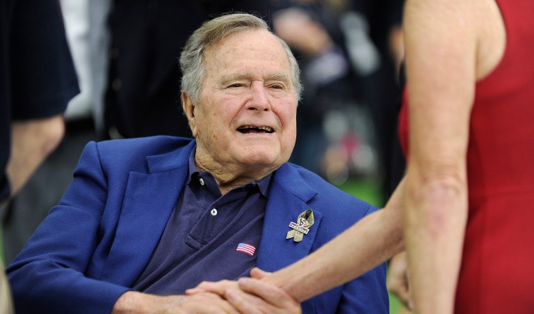 Former President George H.W. Bush.