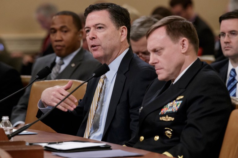 Democrats are refusing to sign a letter inviting the FBI and NSA directors back for closed-door testimony. (AP Photo/J. Scott Applewhite)