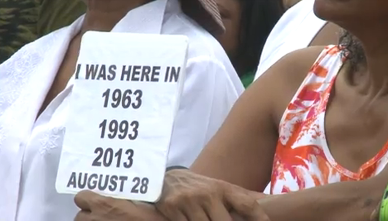 VIDEO: Crowds gather for 50th anniversary of March on Washington