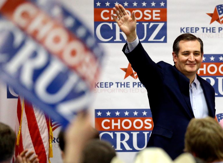 Ted Cruz's visit will come hours after Hillary Clinton, the Democratic presidential front-runner, is scheduled to hold a press conference in the Bronx. (AP Photo)