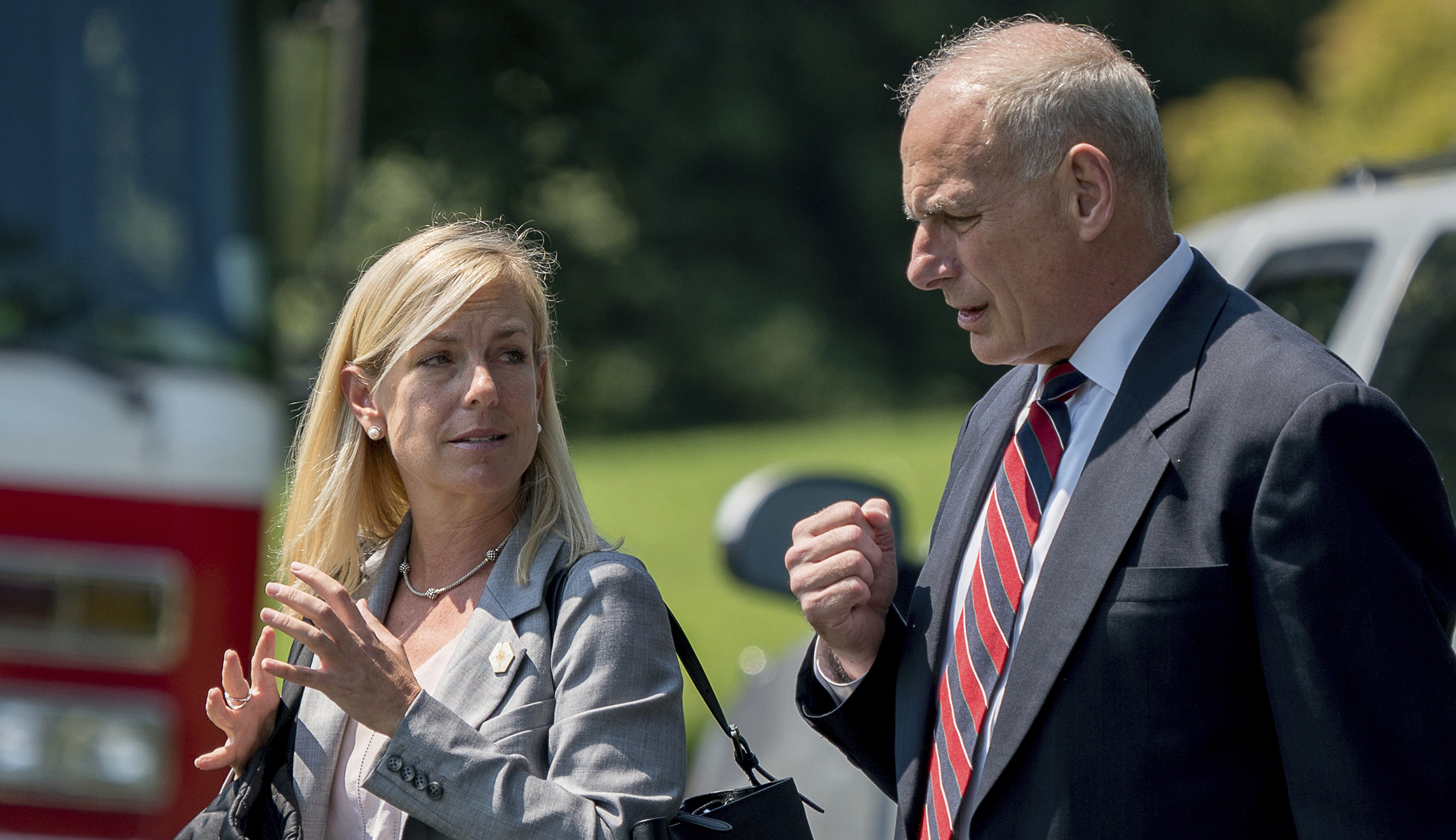 Trump threatened to pull Kirstjen Nielsen’s nomination to head DHS after one week: Report