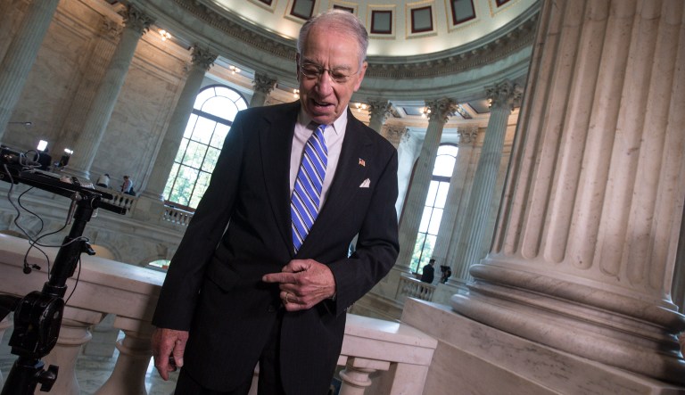 Grassley made the prediction on Twitter, saying that leaks will likely continue from not only the White House, but also the CIA and FBI. Grassley's committee, along with a handful of other congressional panels, are conducting their own probes into Russia. (AP Photo/J. Scott Applewhite)