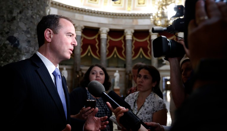 Trump suggested on Twitter in May that there is a tape of his private talks with Comey, which Comey also outlined in a memo he later leaked to the media. (AP Photo/Alex Brandon)