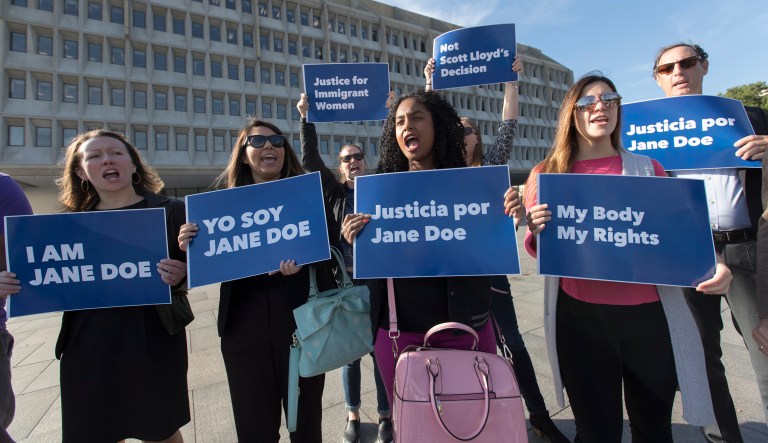 The ACLU on Thursday added a fourth plaintiff to the Garza v. Hargan lawsuit, which challenges the constitutionality of the Office of Refugee Resettlement's refusal to facilitate abortions for the girls in their care. Here is what is going on. (AP Photo/J. Scott Applewhite)