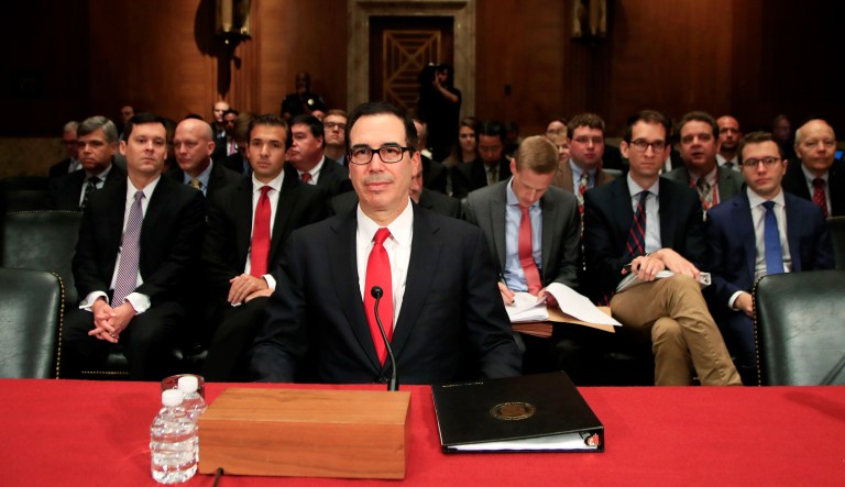 Treasury Secretary Steven Mnuchin told lawmakers the rule needed to be revised to simplify it and to address the overlap among the five agencies tasked with enforcing it. (AP Photo/Manuel Balce Ceneta)