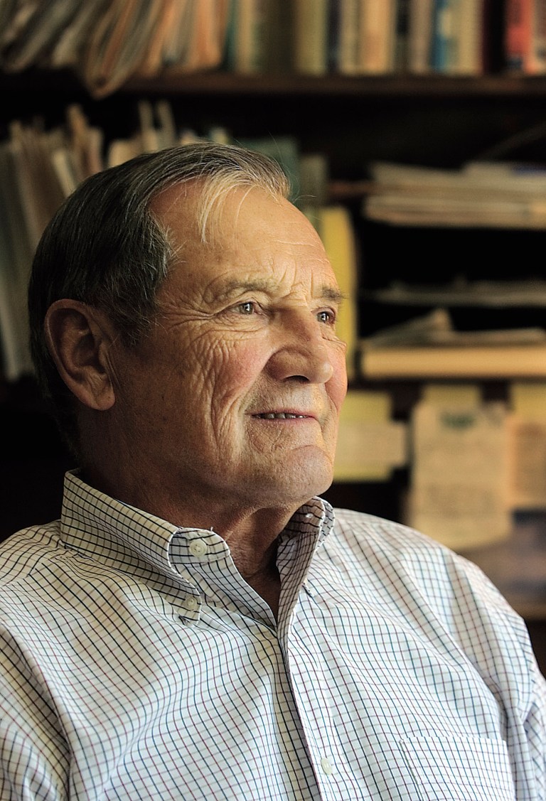 This 2005 photo provided by the Palo Alto Weekly shows Merrill Newman, a retired finance executive and Red Cross volunteer, in Palo Alto, Calif. An 85-year-old American veteran of the Korean War has been detained in North Korea since last month. The son of MerrillÃÂ Newman told the San Jose Mercury News on Wednesday his father was taken off a plane set to leave North Korea on Oct. 26. Jeffrey Newman said no reason was given. (AP Photo/Palo Alto Weekly, Nicholas Wright)