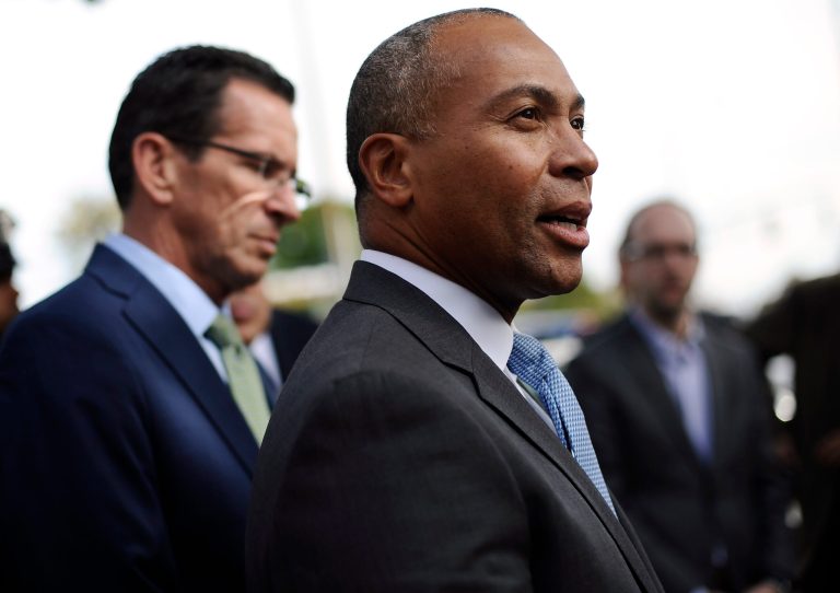 Massachusetts Gov. Deval Patrick took himself out of the running for the 2016 presidential race. (AP Photo/Jessica Hill)