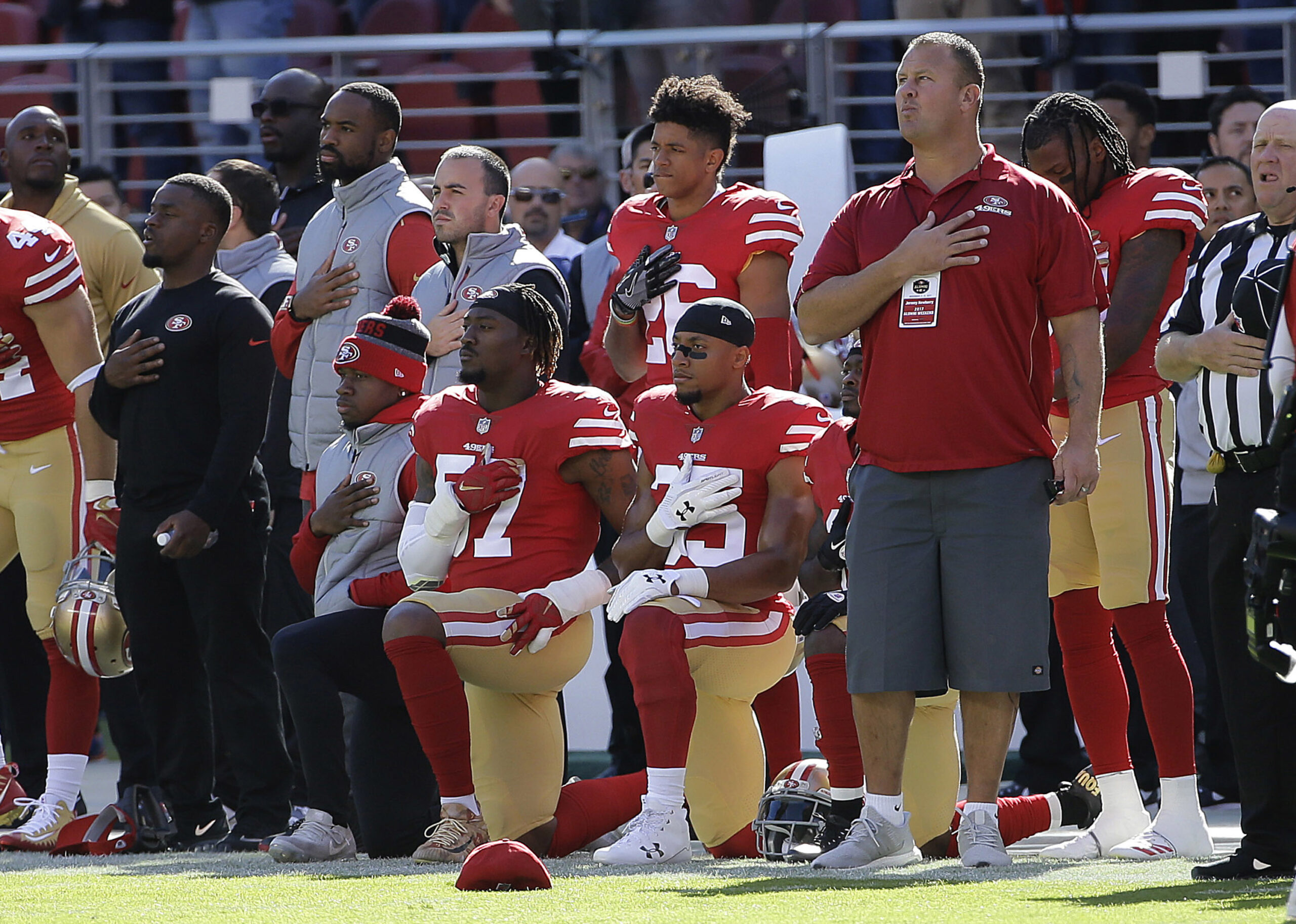 Ohio Republican uses issue of kneeling NFL players to launch House bid