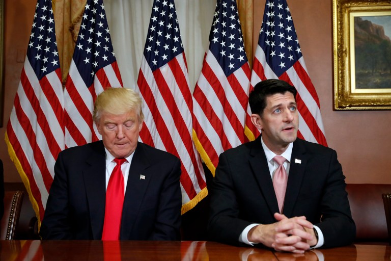 House Republicans will vote for leaders on Tuesday and will hear from candidates, including Paul Ryan, later this afternoon. (AP Photo)