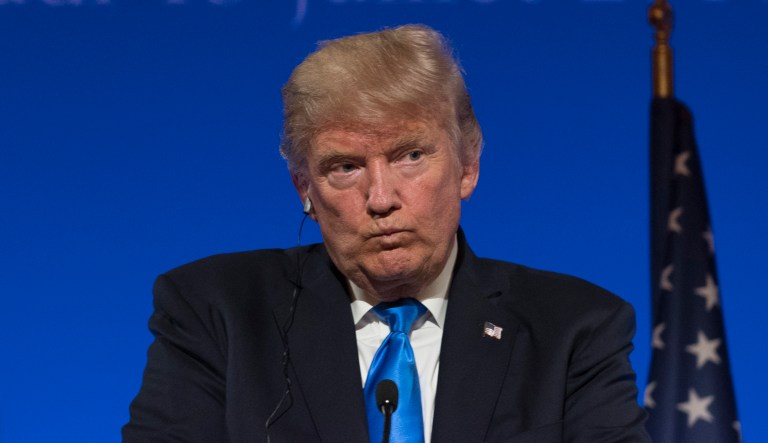 More than two-thirds of U.S. adults believe President Trump's use of Twitter is inappropriate and that he is not acting as a positive role model, according to a new poll. (AP Photo/Carolyn Kaster)