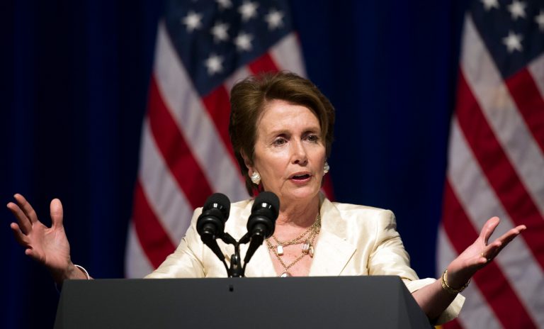 Senate Minority Leader Nancy Pelosi, D-Calif., is circulating a letter asking President Obama to âexplore options which will preserve Americansâ privacy and civil liberties while protecting our national security.â (AP Photo/Cliff Owen)