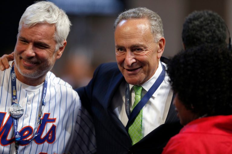 He predicted "blue-collar voters are going to see Hillary Clinton is on their side." (AP Photo/Carolyn Kaster)