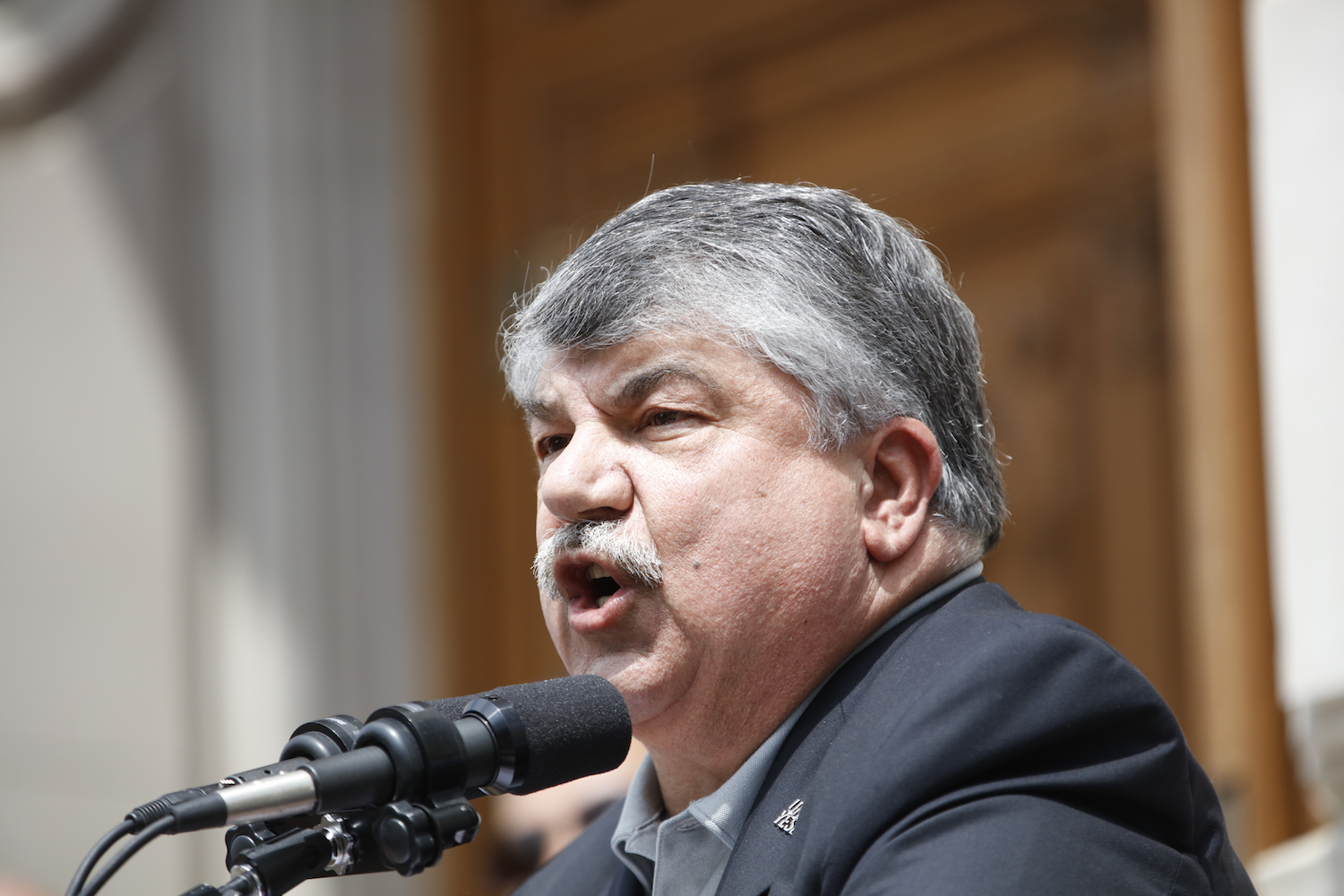 Trump meets with AFL-CIO chief