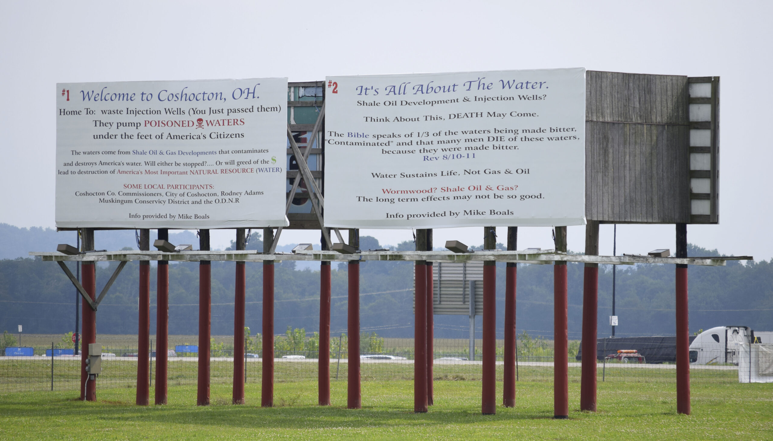 Anti-fracking billboards in Ohio coming down