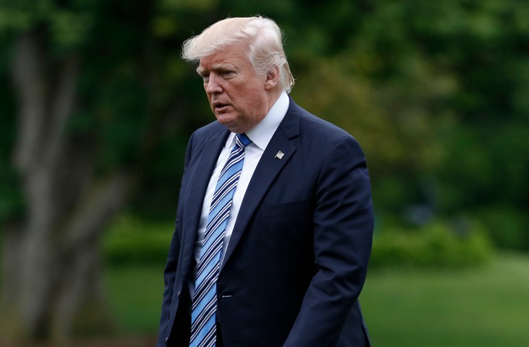 The meeting took place one day after the appointment of former FBI Director Robert Mueller as special counsel. (AP Photo/Carolyn Kaster)