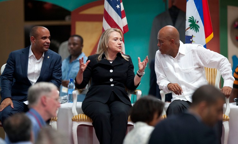 The 60 pages of emails were among the most direct indications that Hillary Clinton's State Department extended preferential treatment to friends and donors — a pattern that was obscured by her decision to shield her emails from the public by storing them on a private server. (AP Photo/Dieu Nalio Chery)