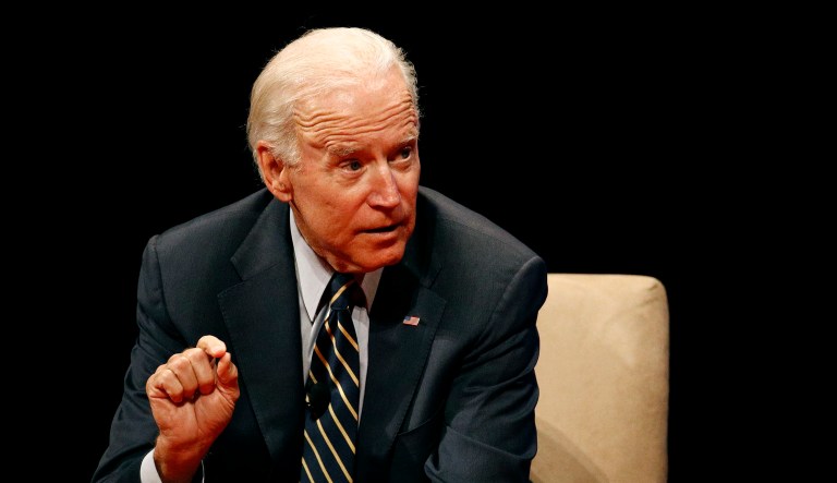 A 10-question survey that already had been issued to 20 current and former government officials, was also sent to two officials from former Vice President Joe Biden's office, according to reports Friday. (AP Photo/Patrick Semansky)
