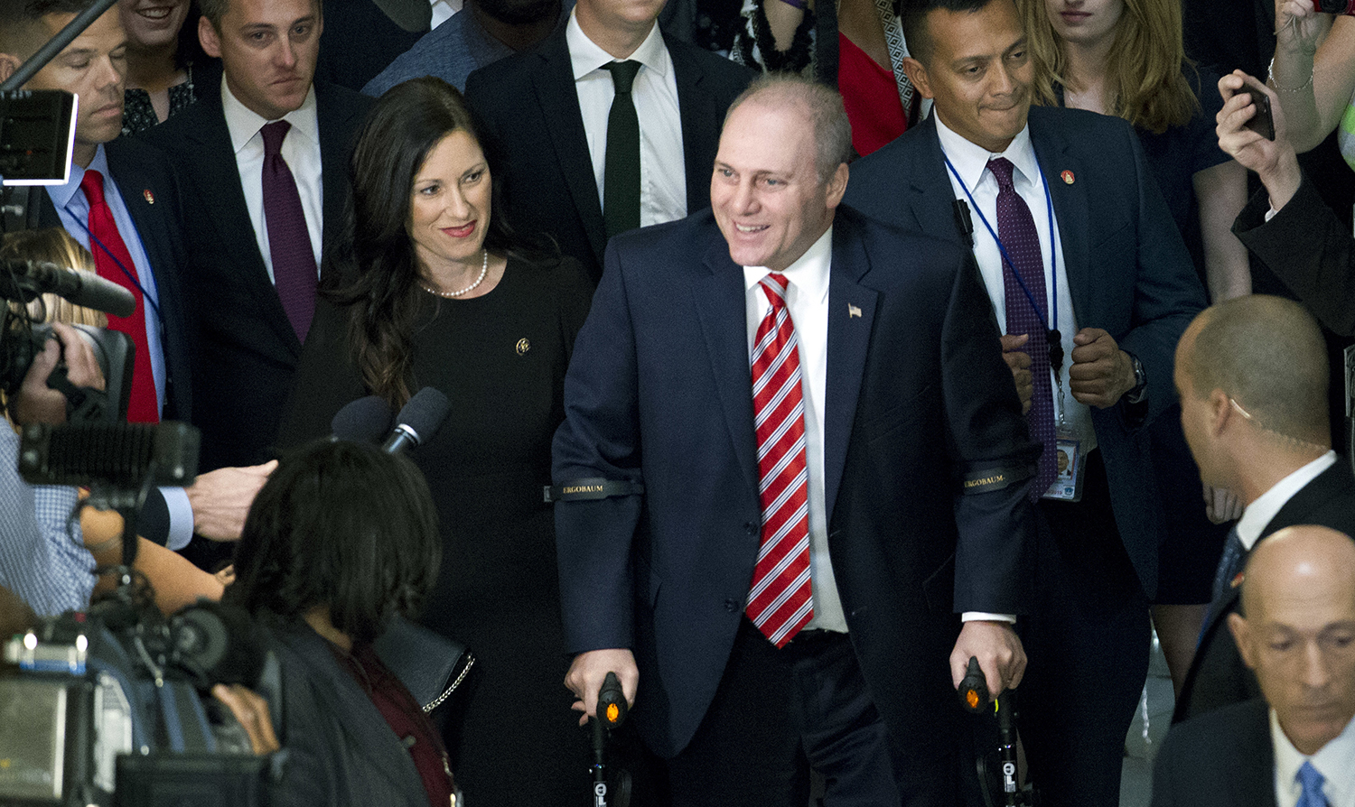 Steve Scalise shares video chronicling his journey to recovery