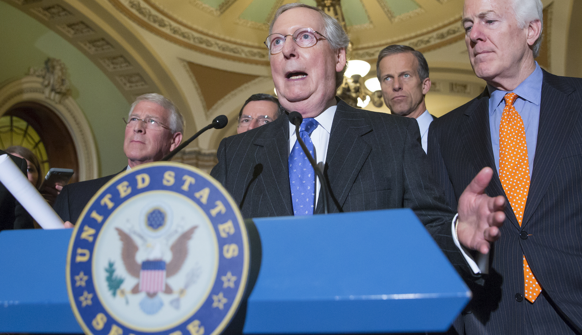 Mitch McConnell: Trump has never said anything ‘inappropriate’ to me about Senate Russia investigation