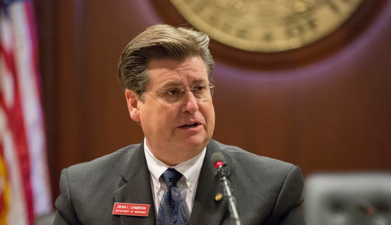 Dean Cameron, the state's insurance commissioner, hopes that any issues the Trump administration has with Idaho's plan can instead be hashed out during ongoing conversations, but state officials are prepared to take legal action. (AP Photo/Otto Kitsinger)