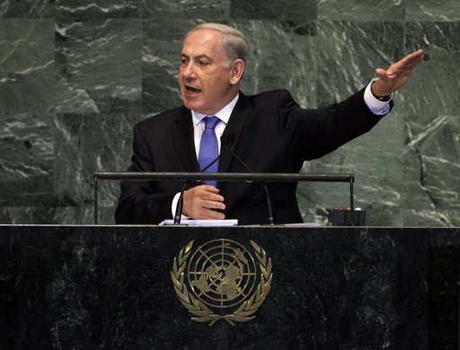 Shock Photos of Netanyahu at U.N. from AP, Reuters