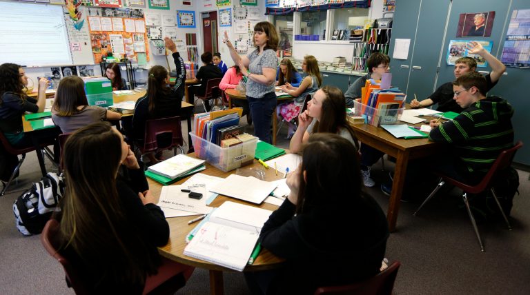 Overall, the average scores for eighth-graders are not significantly better or worse than they were in 2010. (AP Photo)Â 