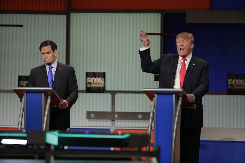 Trump defends Chinese tariff stance from Rubio, Bush