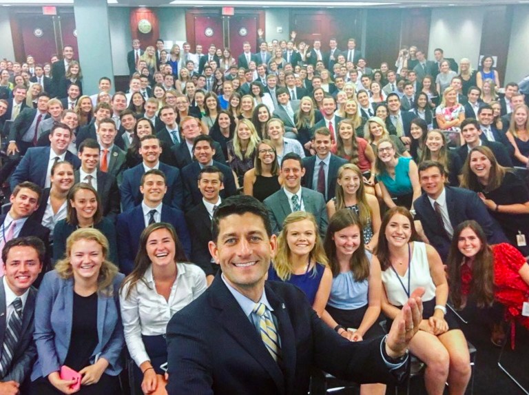 Paul Ryan posted the photo to his Instagram, along with the caption, 