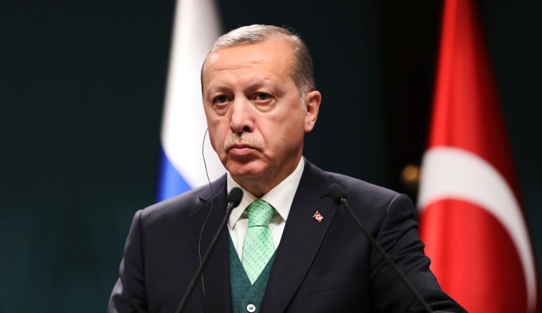 In the last few days, President Recep Tayyip Erdogan has railed against the U.S. decision, last week, to move its Israel embassy from Tel Aviv to Jerusalem. (AP Photo/Burhan Ozbilici)